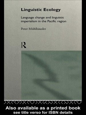 cover image of Linguistic Ecology